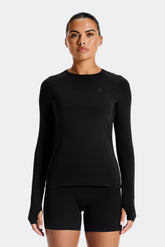 Everyday Long Sleeve Top - Black