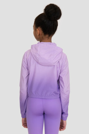 Girls Glow Windbreaker - Parma/Royal Purple