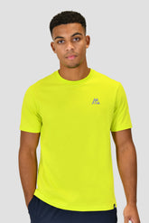 Men's Mountain Logo T-Shirt - Electric Lime