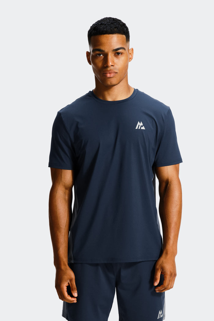 Strive T-Shirt - Midnight Blue/Slate Grey/Water Spring
