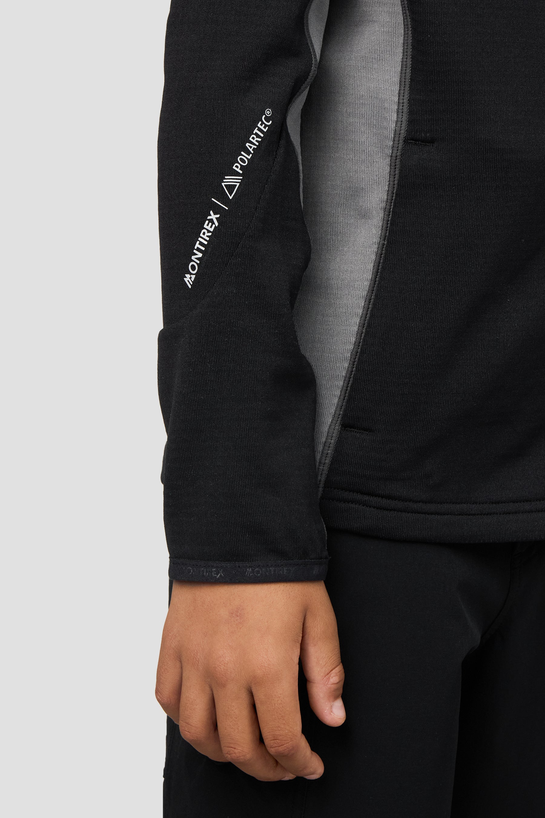 Boys Brink Polartec® Fleece Hood - Black/Monument 