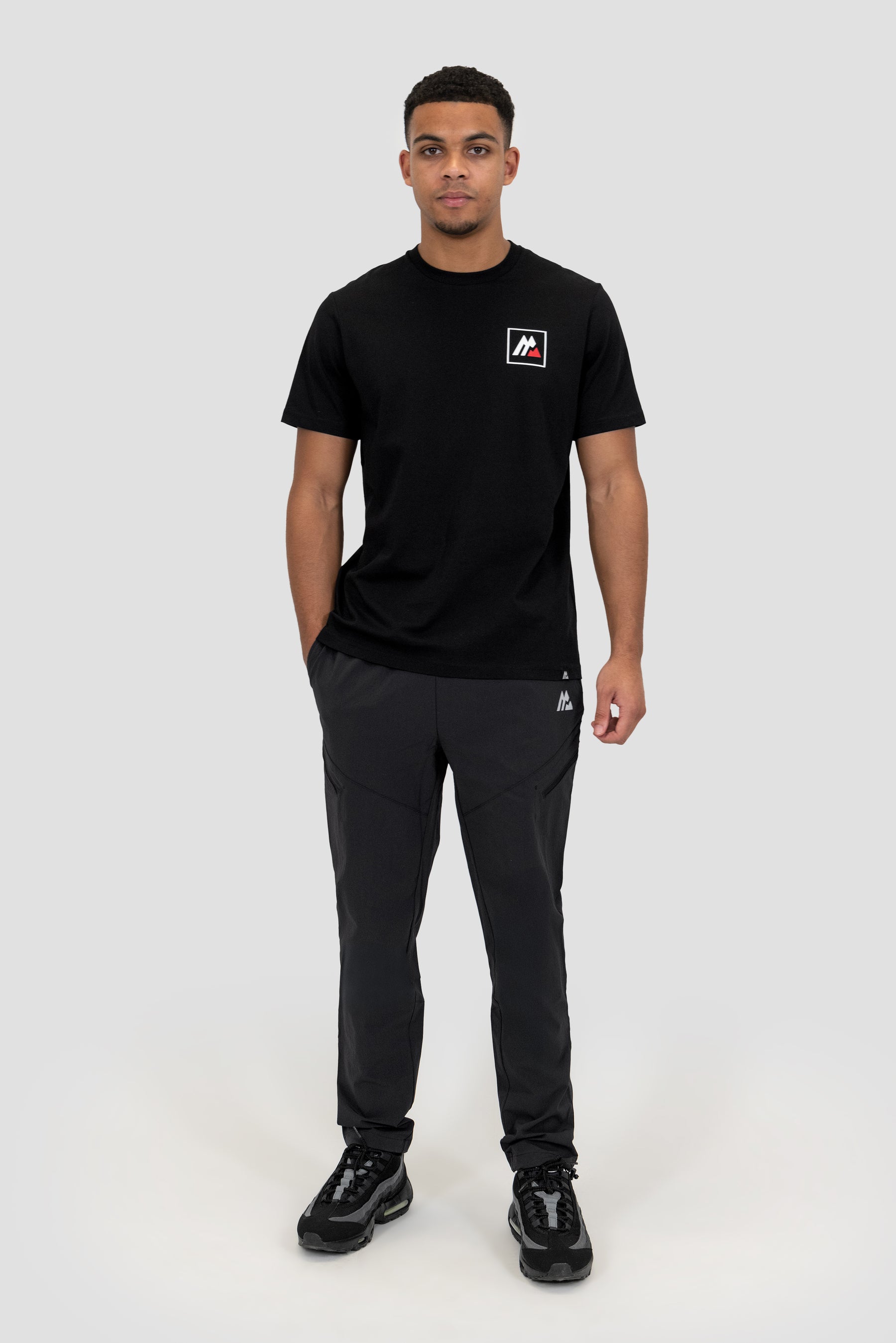 M Box Logo T-Shirt - Black