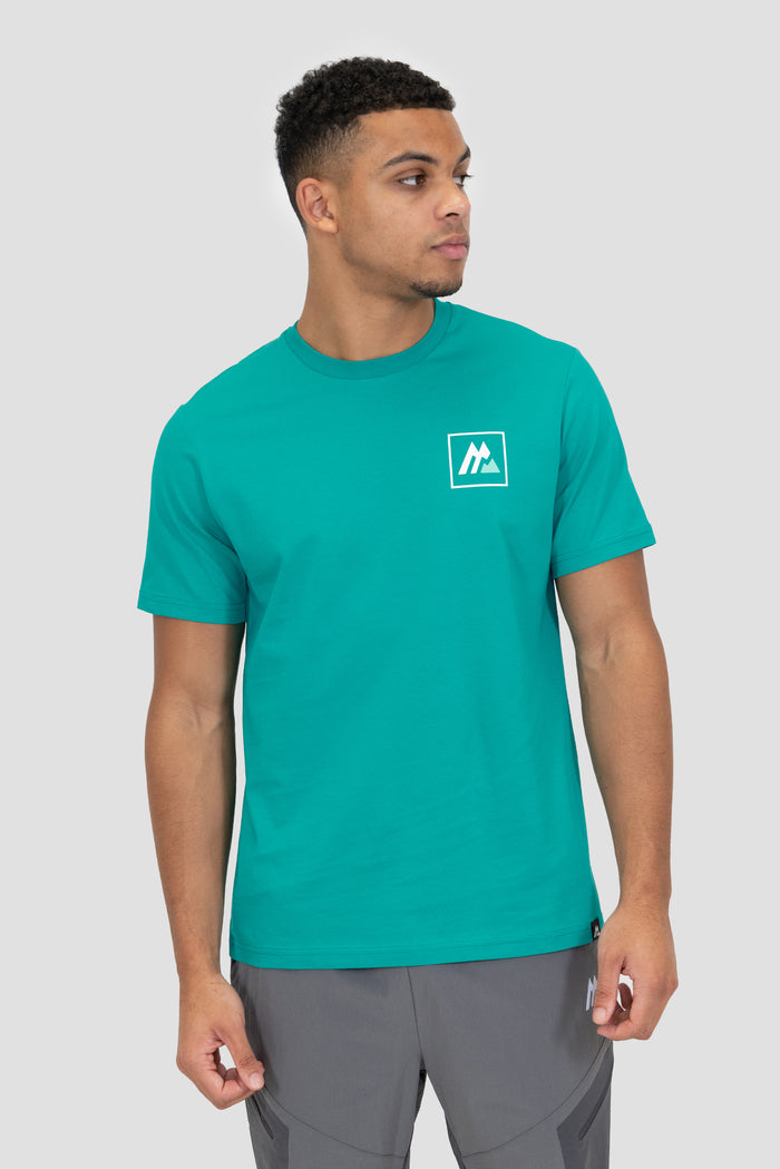 Men's M Box Logo T-Shirt - Aruba