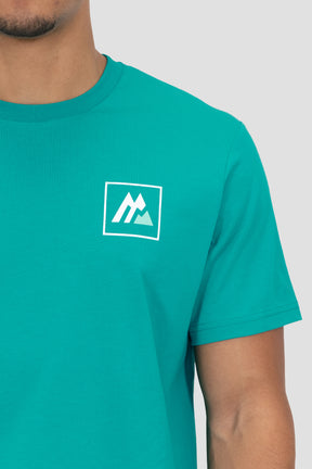 Men's M Box Logo T-Shirt - Aruba