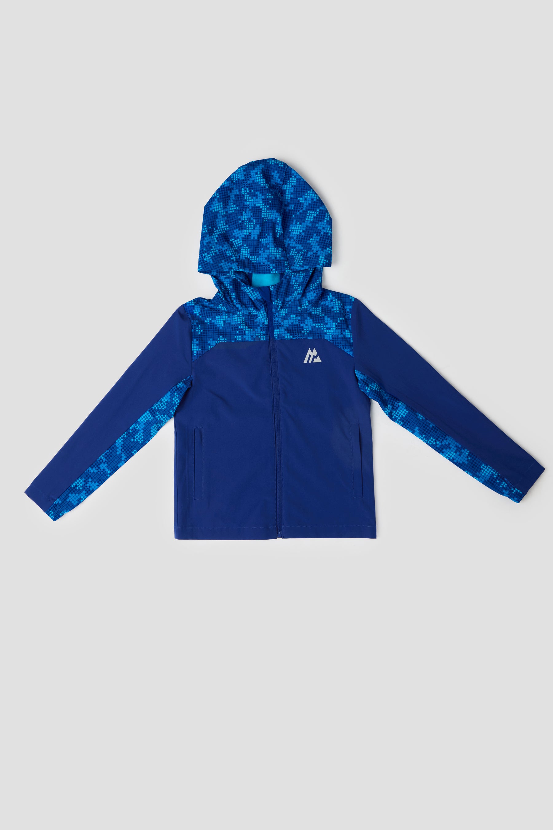 Descent Print Jacket - Marine Blue/Cobalt Blue/Maya Blue