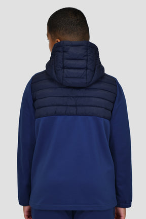 Junior Mesa Hybrid Jacket - Marine Blue/Midnight Blue