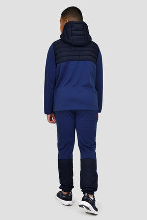 Junior Mesa Hybrid Jacket - Marine Blue/Midnight Blue