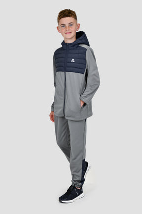 Junior Mesa Fleece Jogger - Platinum Grey/Midnight Blue