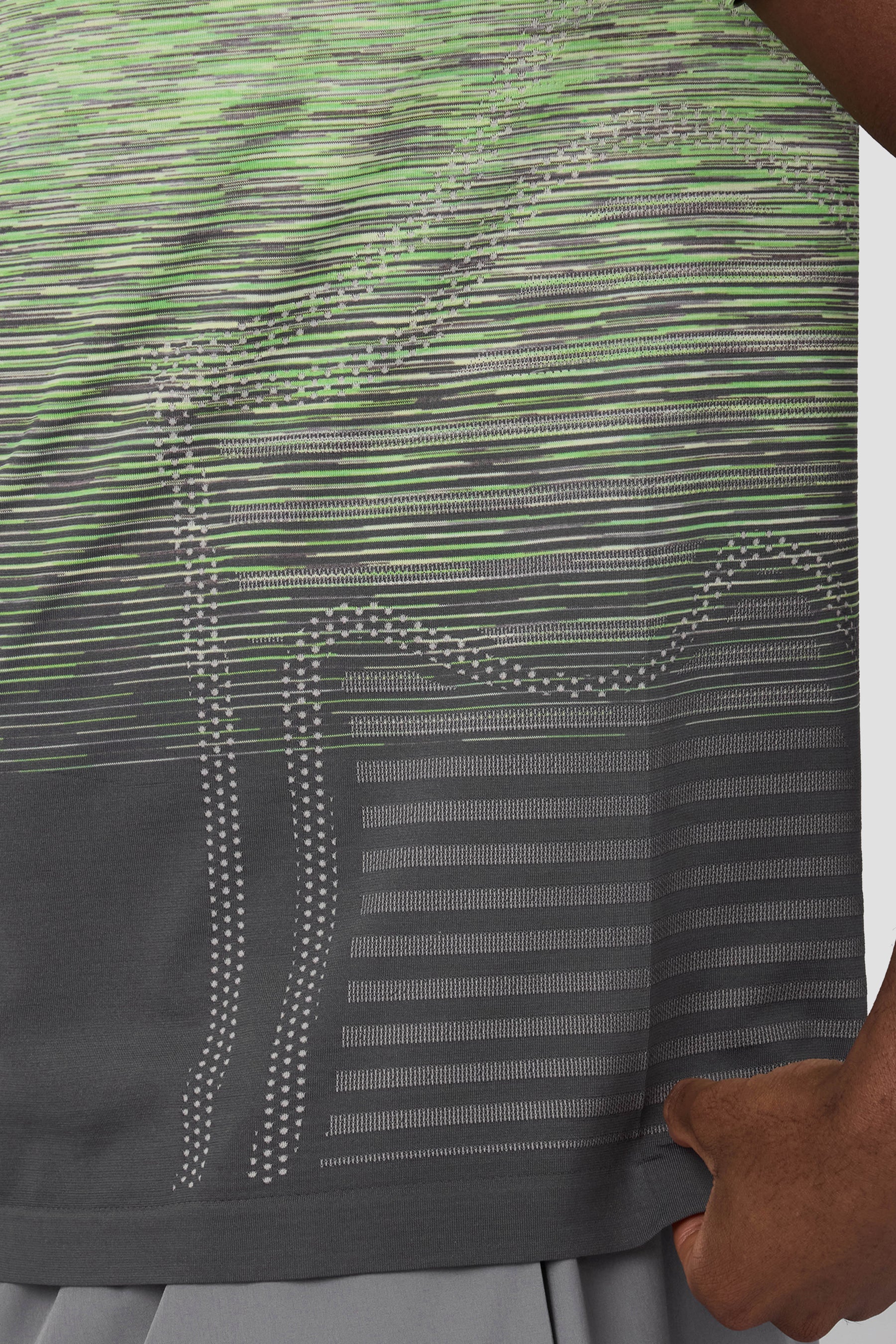 Vector Seamless T-Shirt - Green/Grey