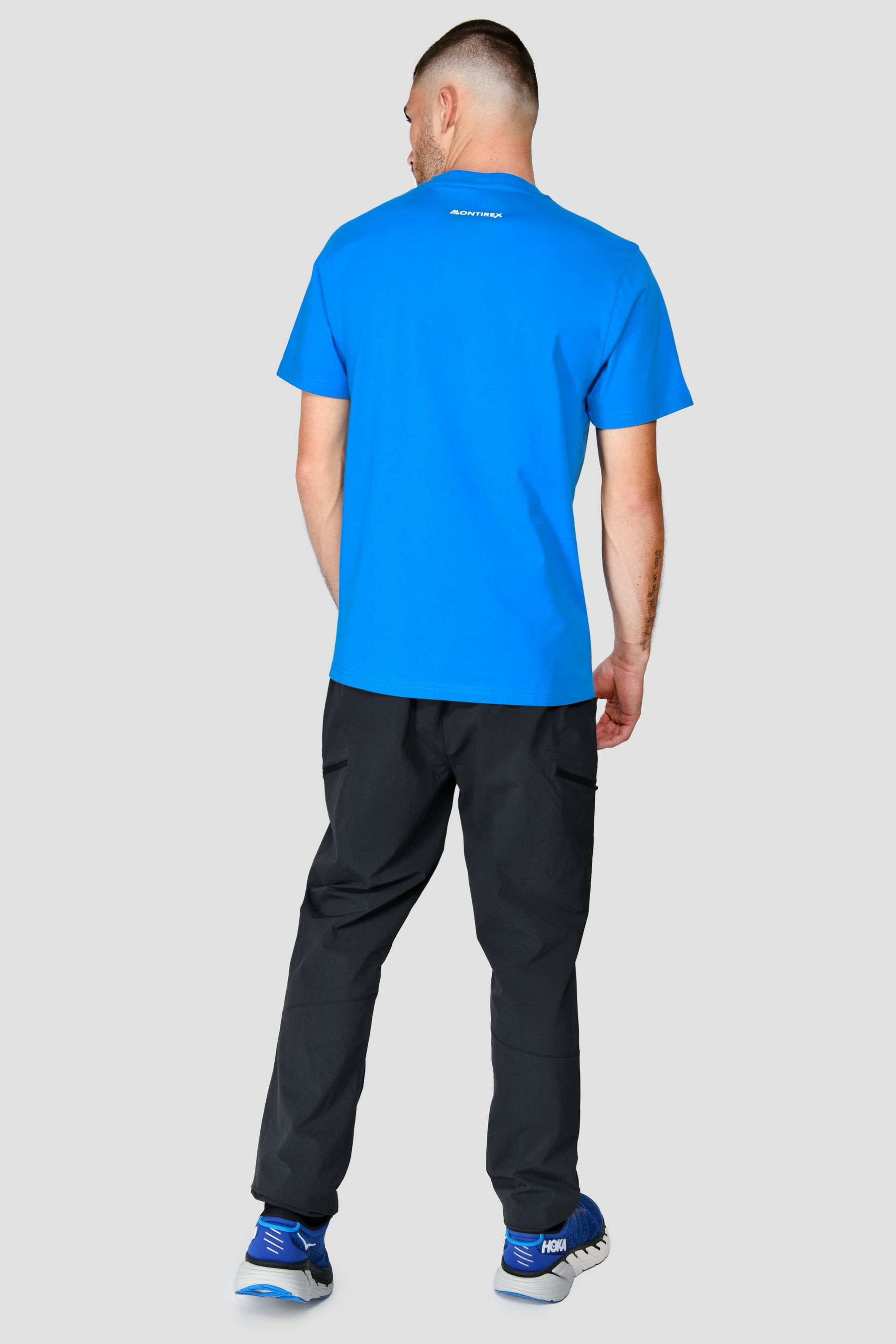 M Logo T-Shirt - Neon Blue