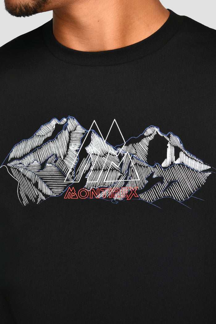 Mountain Logo 2.0 T-Shirt - Black