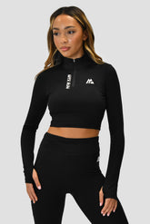 Women's MTX Run 1/4 Zip - Black