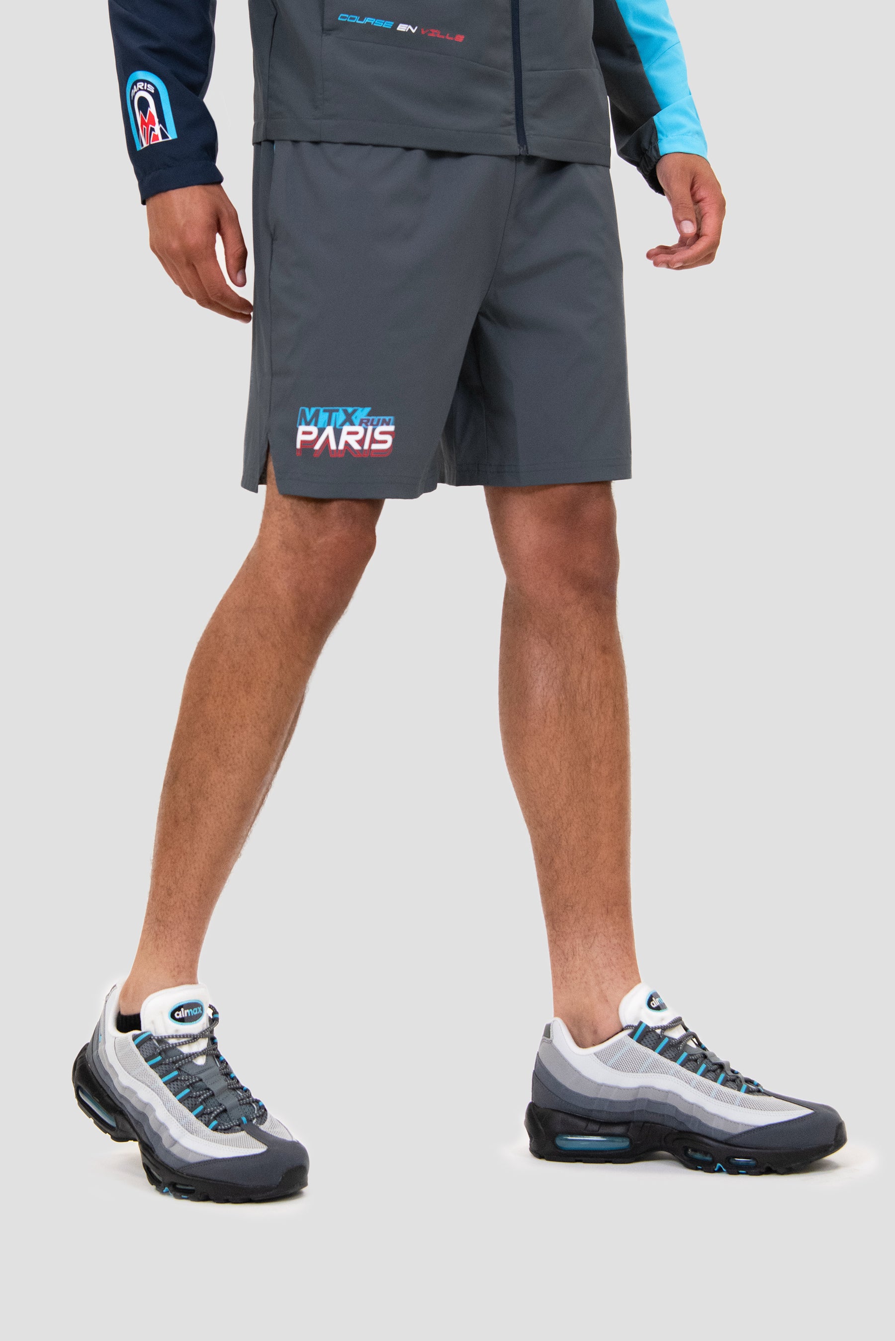 MTX Run City Paris Short - Slate Grey/Midnight Blue/Epsilon