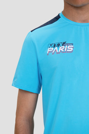 Men's MTX Run City Paris T-Shirt - Epsilon/Midnight Blue