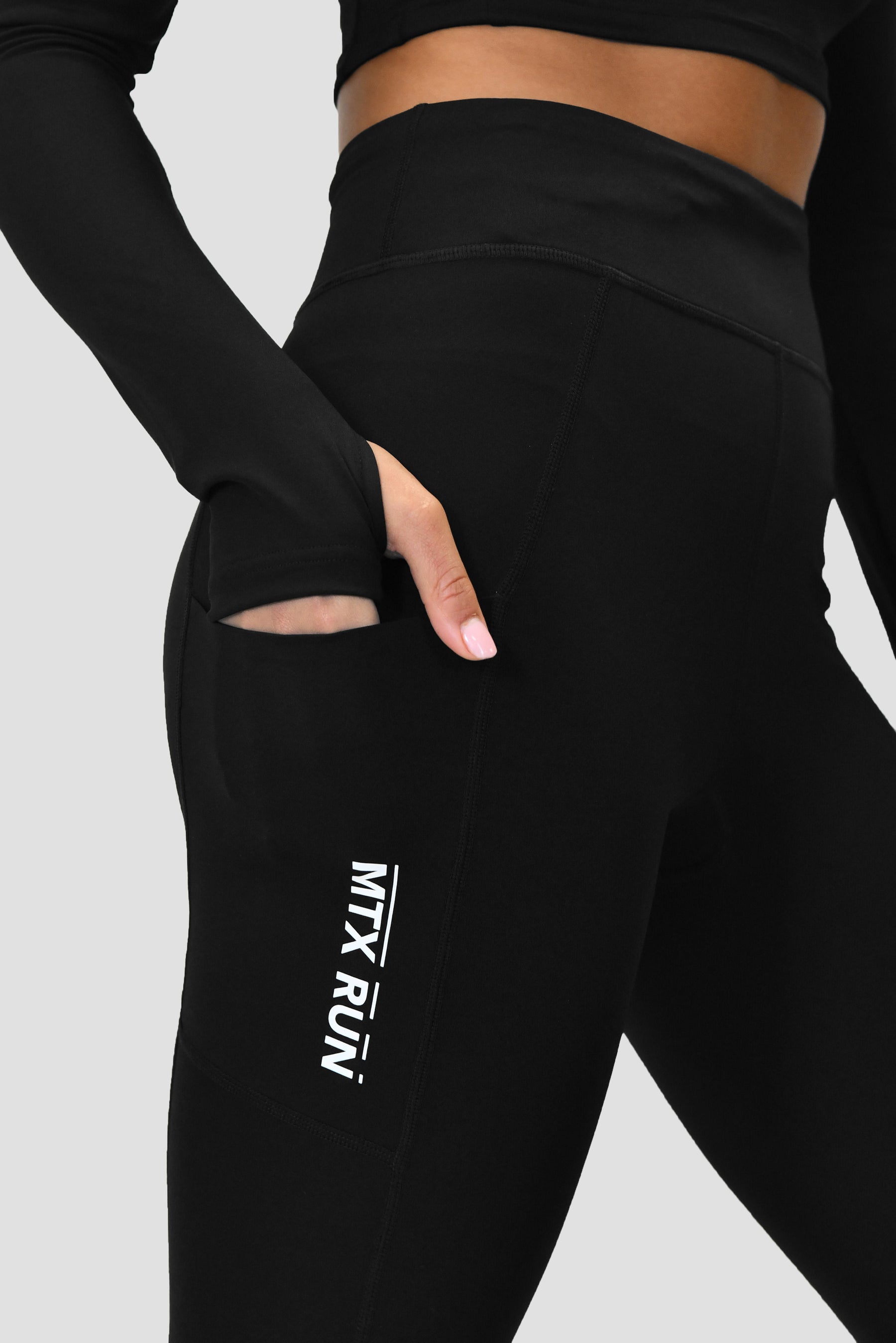 Women's MTX Run Legging - Black