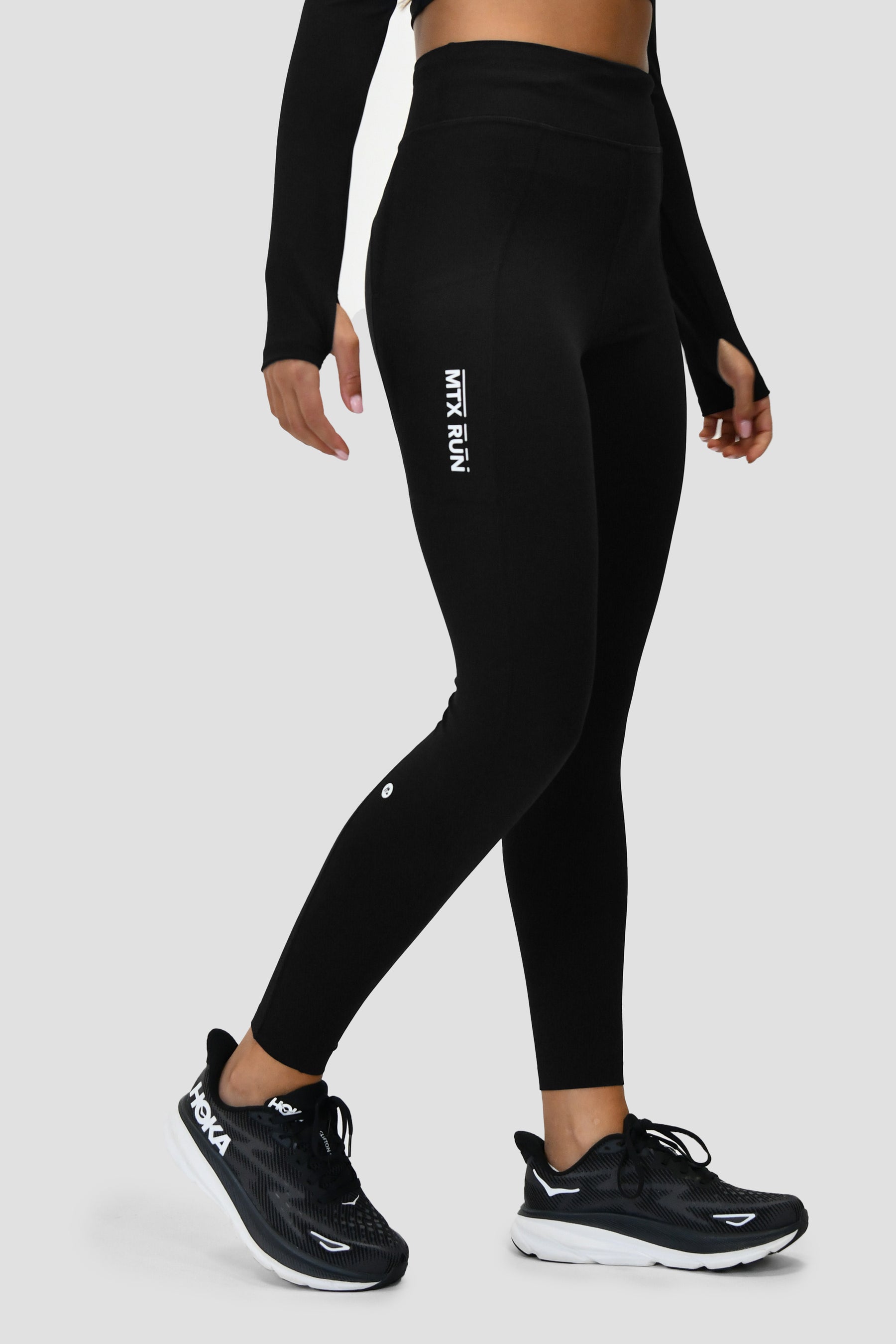 Plain black running leggings hotsell