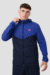 MTX Run Tempo Windbreaker - Marine Blue/Midnight Blue
