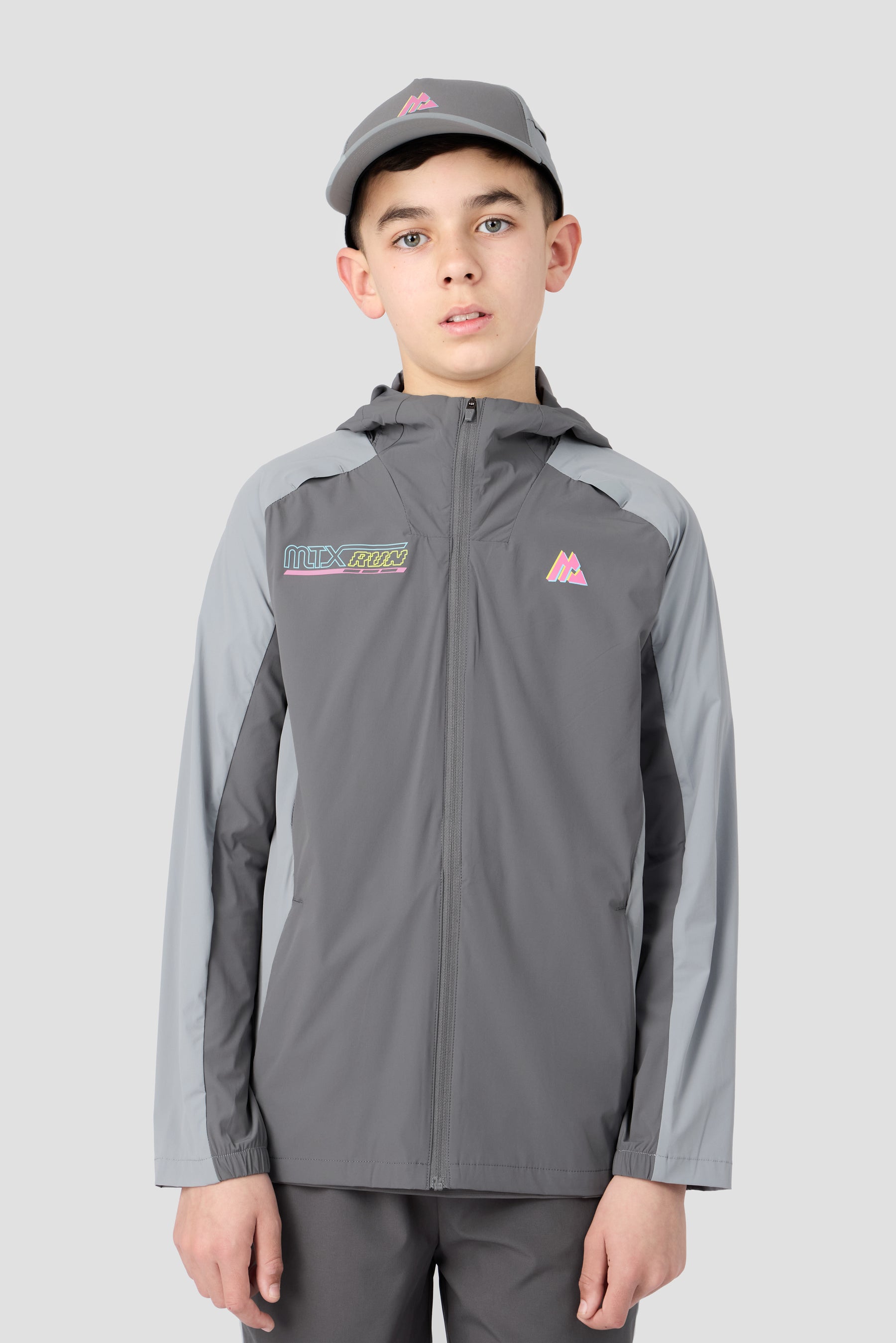 Junior MTX Run Turbo Cap - Cement Grey/Platinum Grey