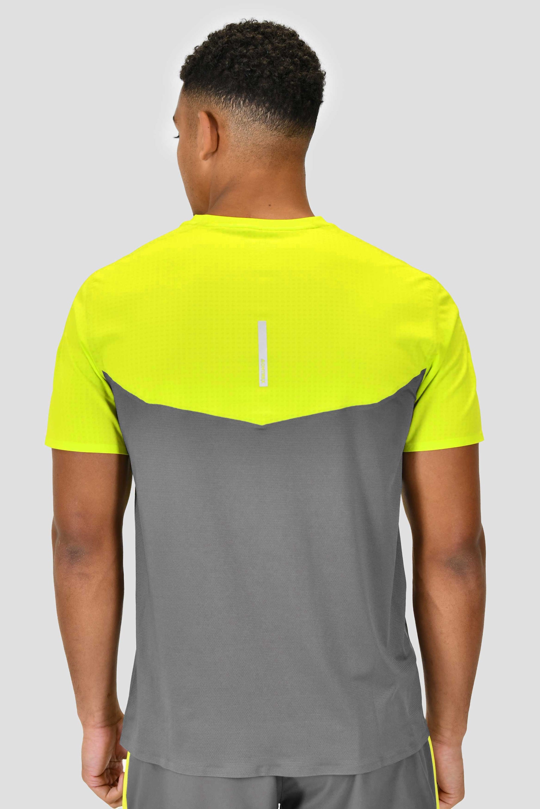 Men's MTX Tech T-Shirt - Electric Lime/Cement Grey