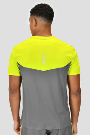 Men's MTX Tech T-Shirt - Electric Lime/Cement Grey