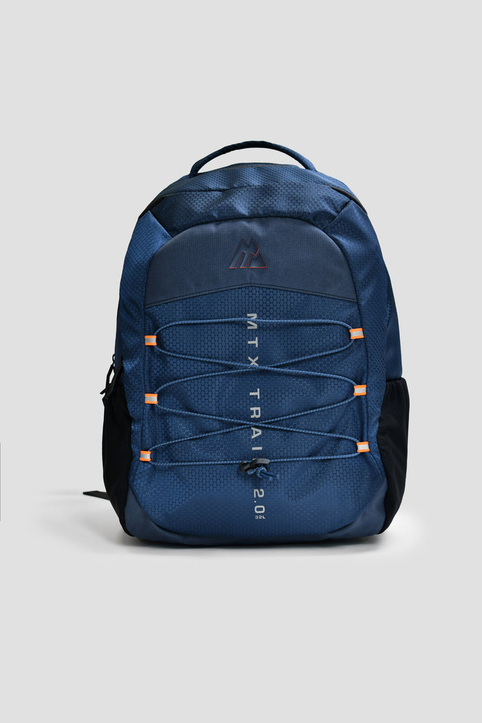 MTX Trail 2.0 32L Backpack - Midnight Blue/Fiery Orange
