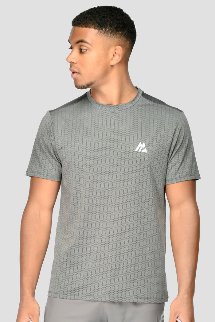 MTX Hex T-Shirt - Mercury/Dark Slate Grey