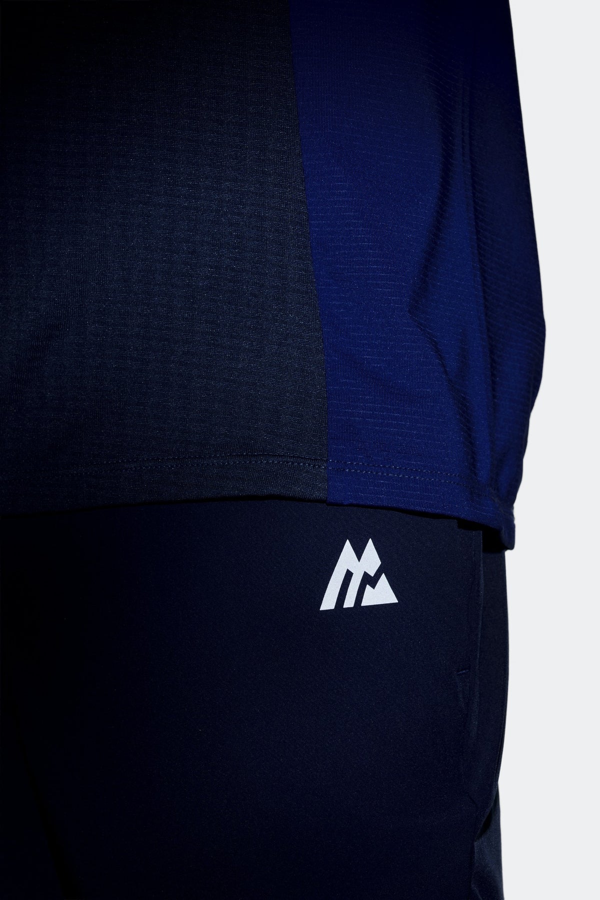 Reflective branding for improved visibility.