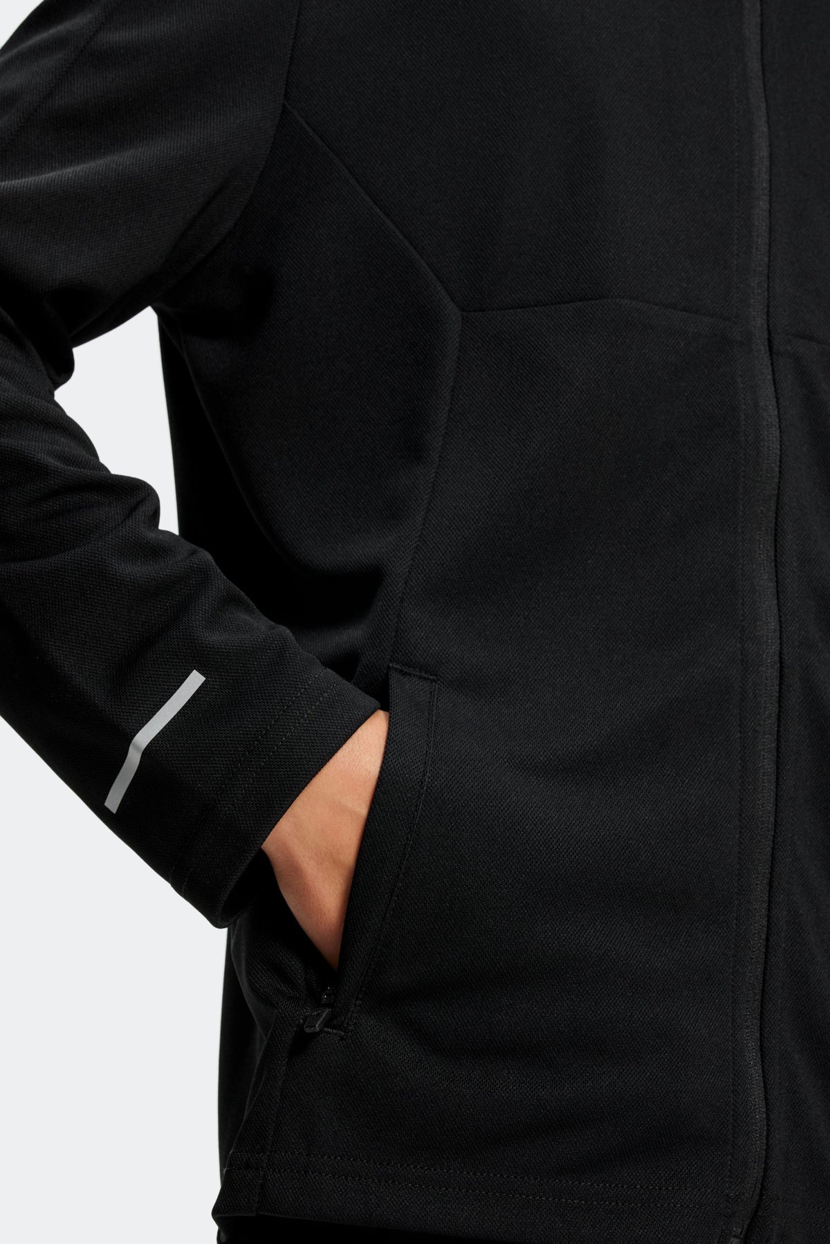 Zip pockets for secure storage.