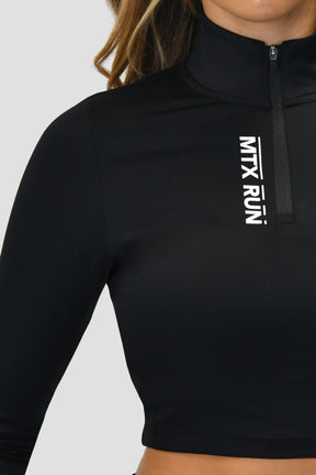 Women's MTX Run 1/4 Zip - Black