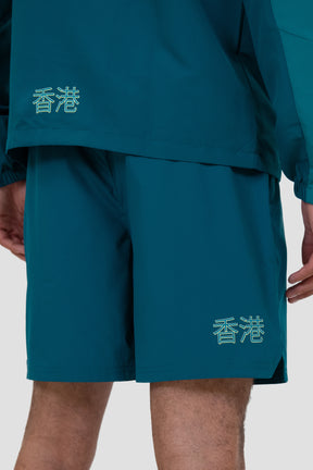 Men's MTX Run City Hong Kong Short - Abyssal/Acropora/Dry Smoke