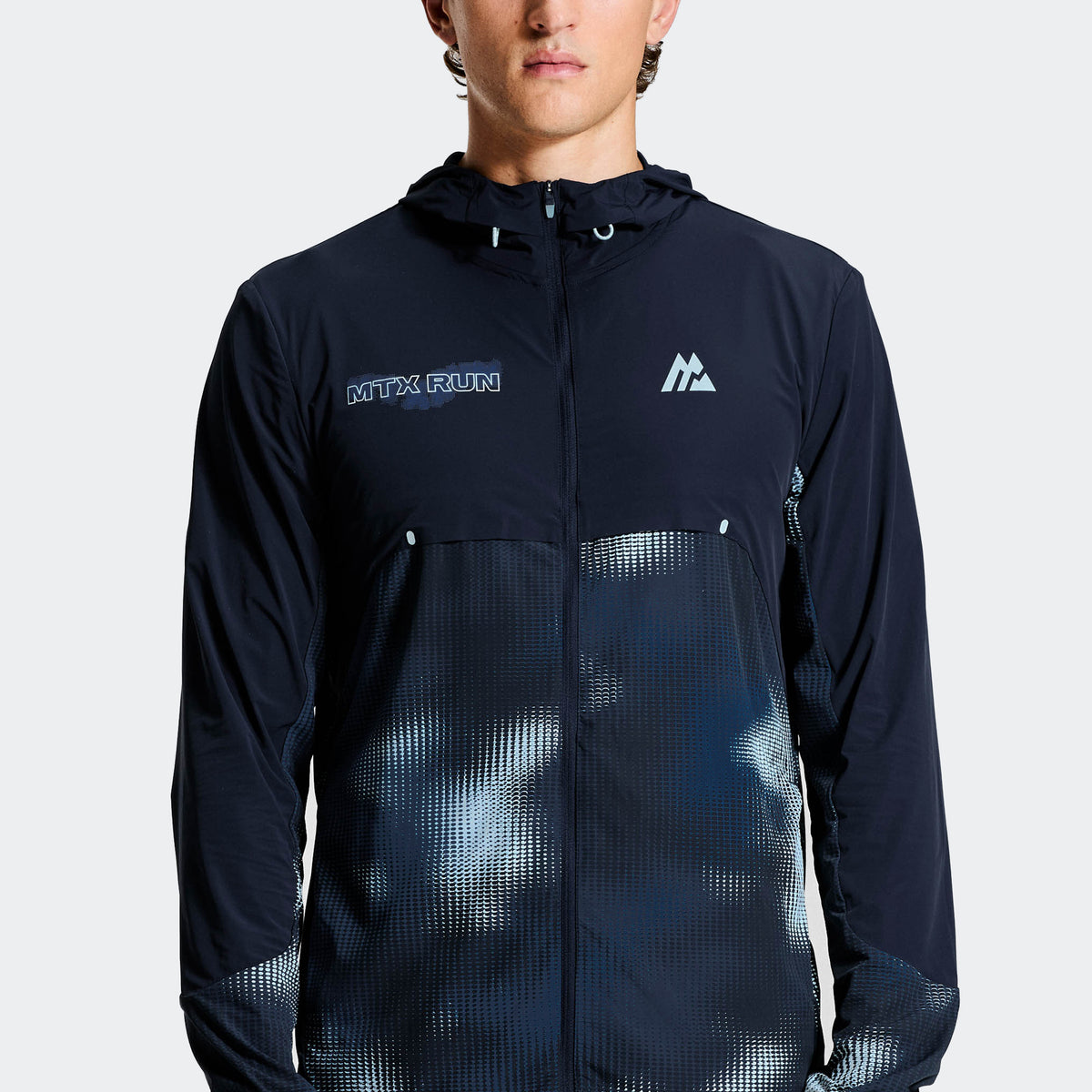 MTX Run Disperse Windbreaker Midnight Blue | Montirex Sportswear