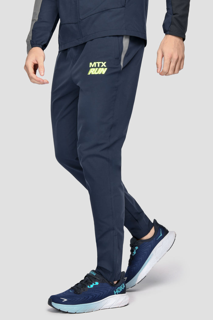 MTX Run Running Pant - Midnight Blue/Cement Grey/Lime Green