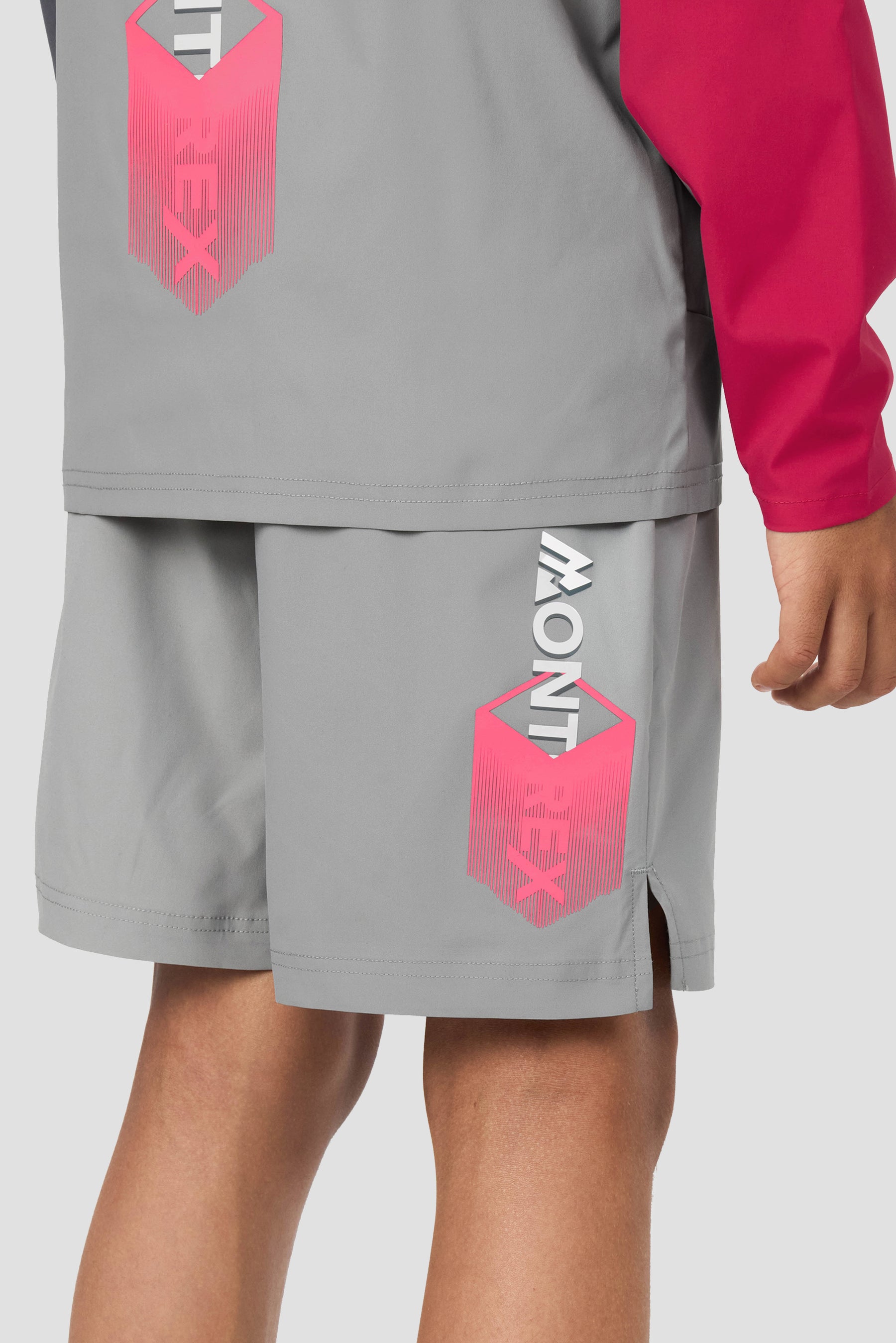 Boys MTX Run Short - Platinum Grey