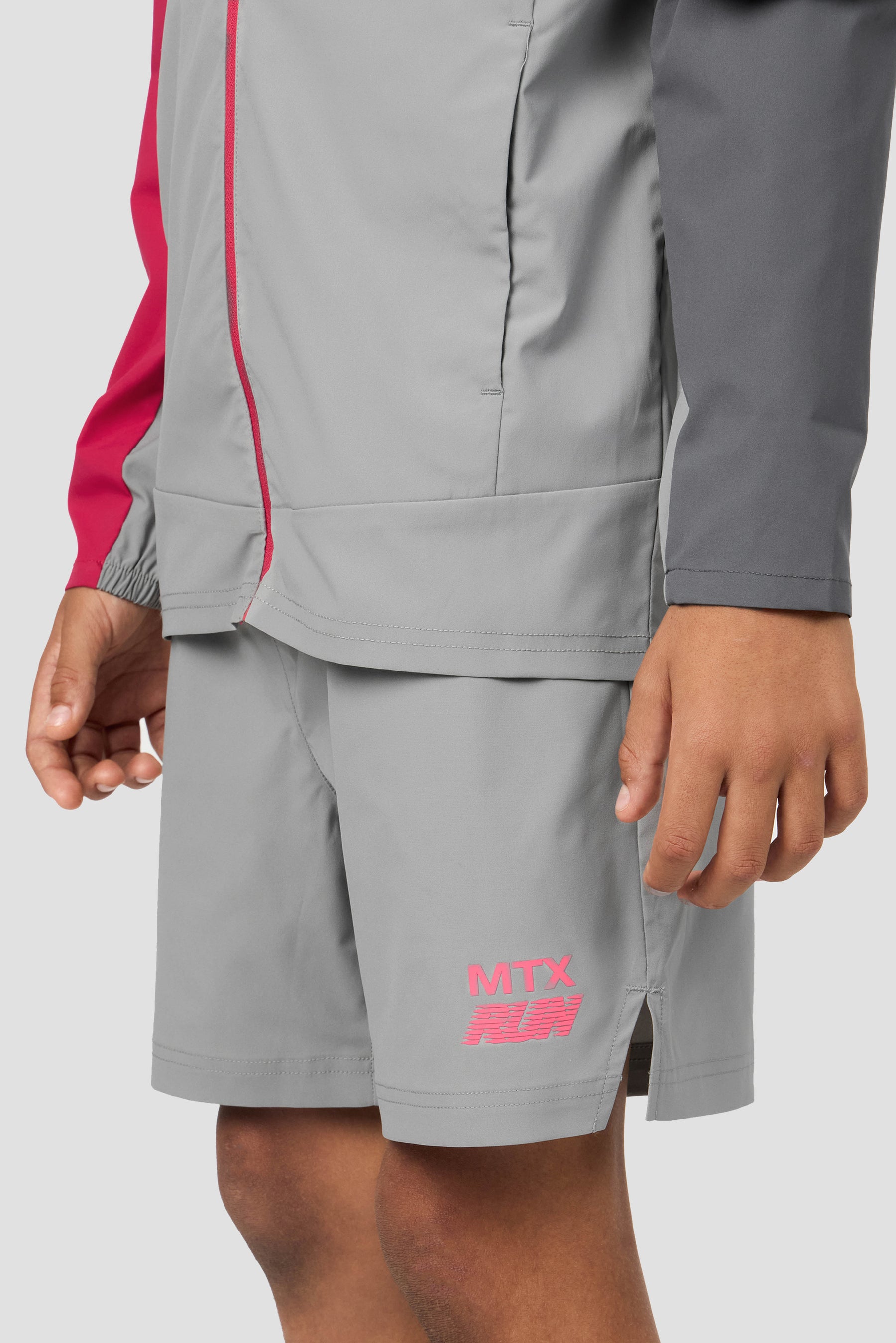 Boys MTX Run Short - Platinum Grey