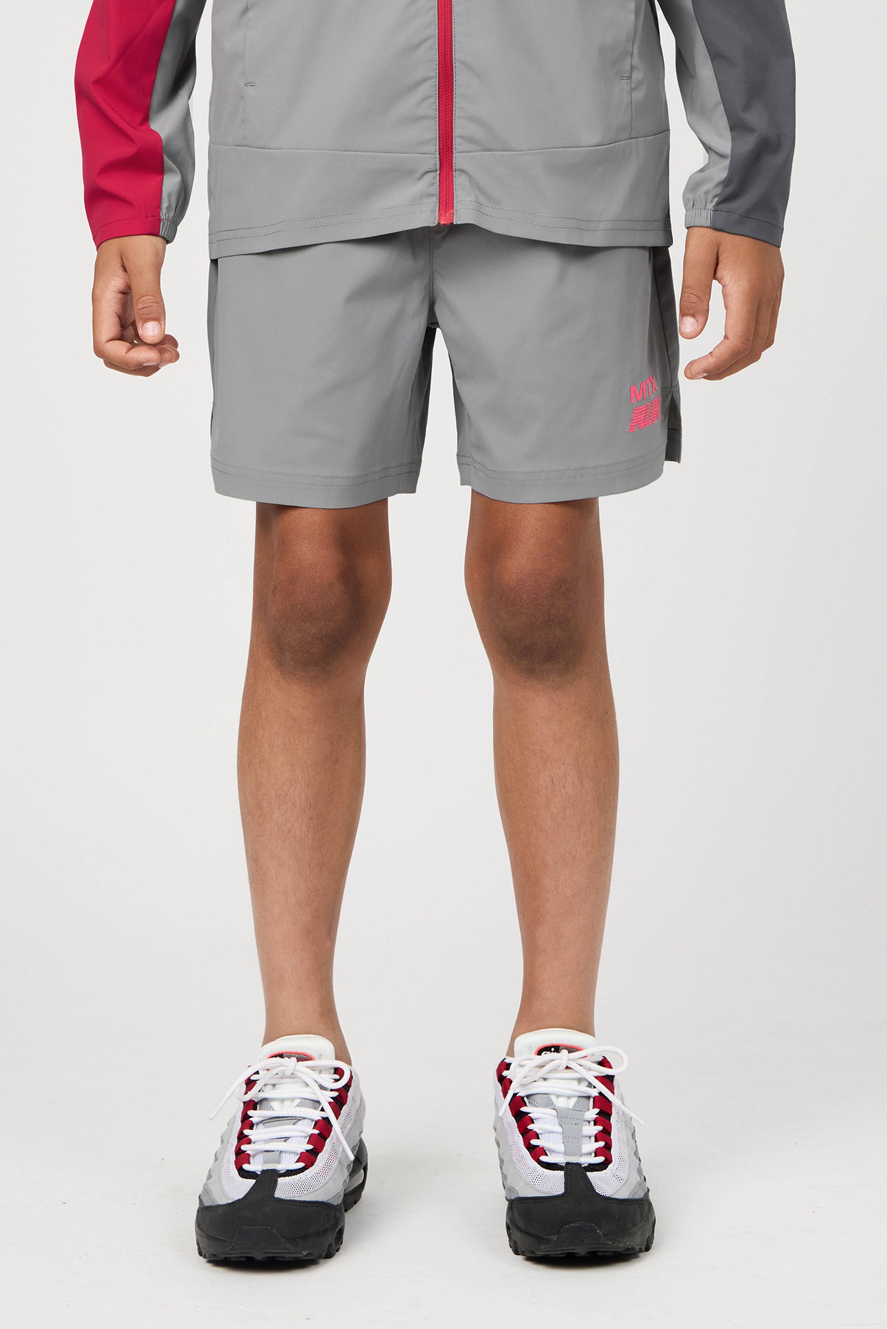 Boys MTX Run Short - Platinum Grey
