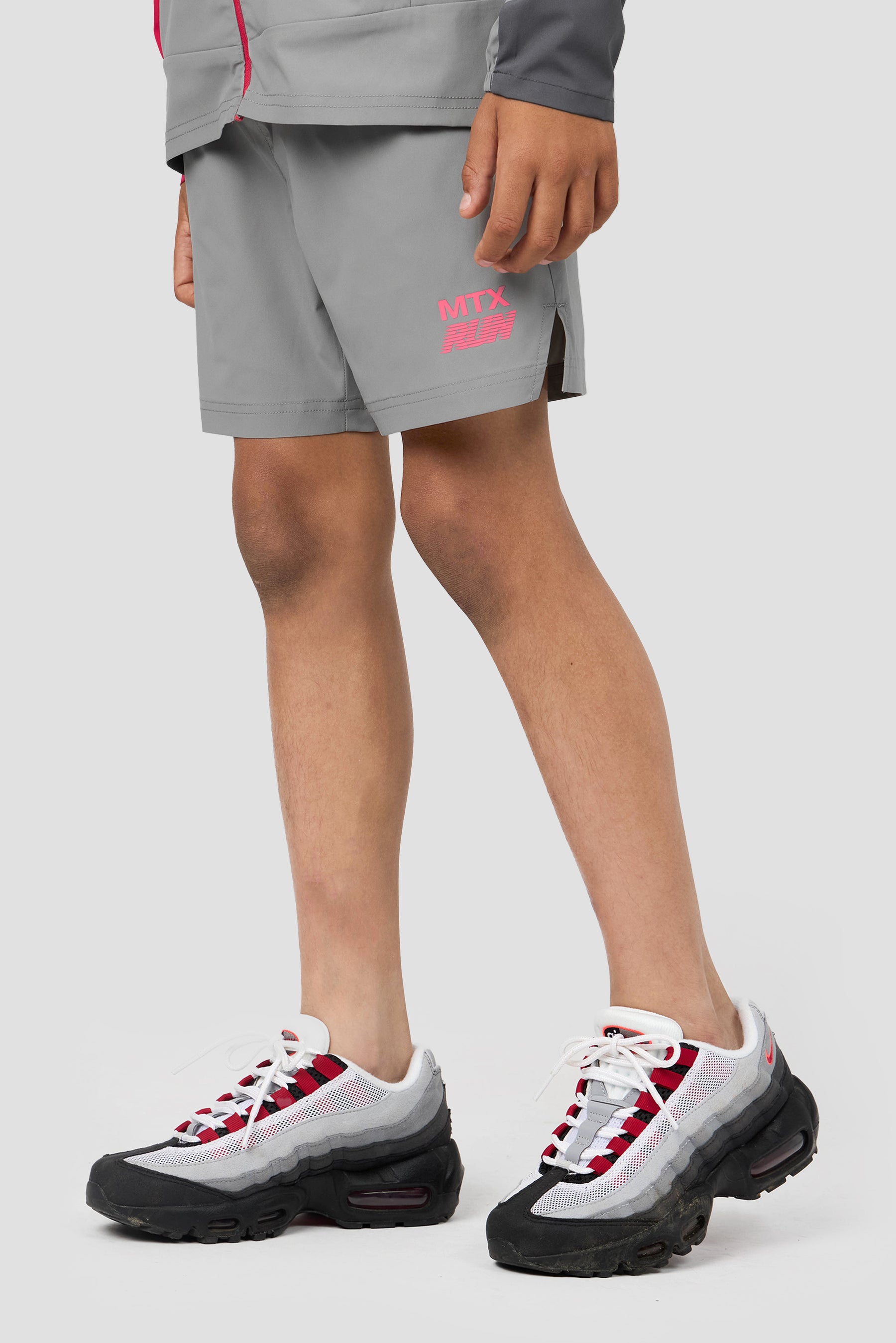 Boys MTX Run Short - Platinum Grey