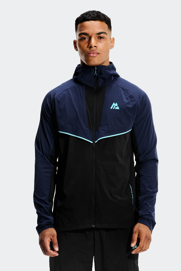 MTX Trail Traction Windbreaker - Black/Midnight Blue