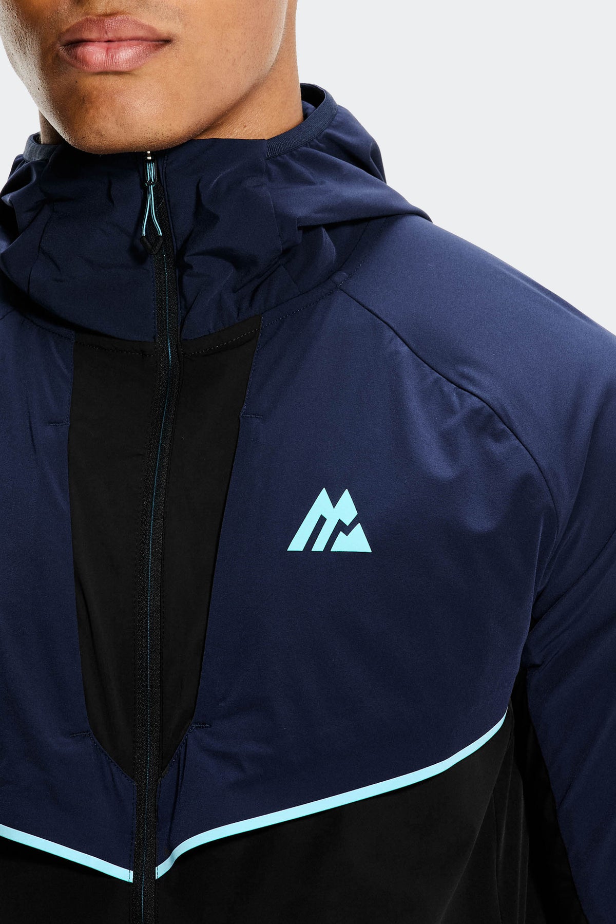 MTX Trail Traction Windbreaker - Black/Midnight Blue