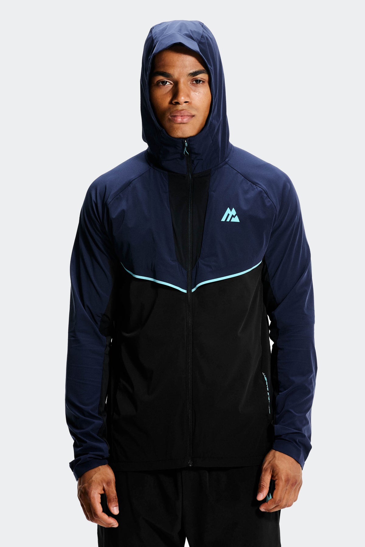 MTX Trail Traction Windbreaker - Black/Midnight Blue