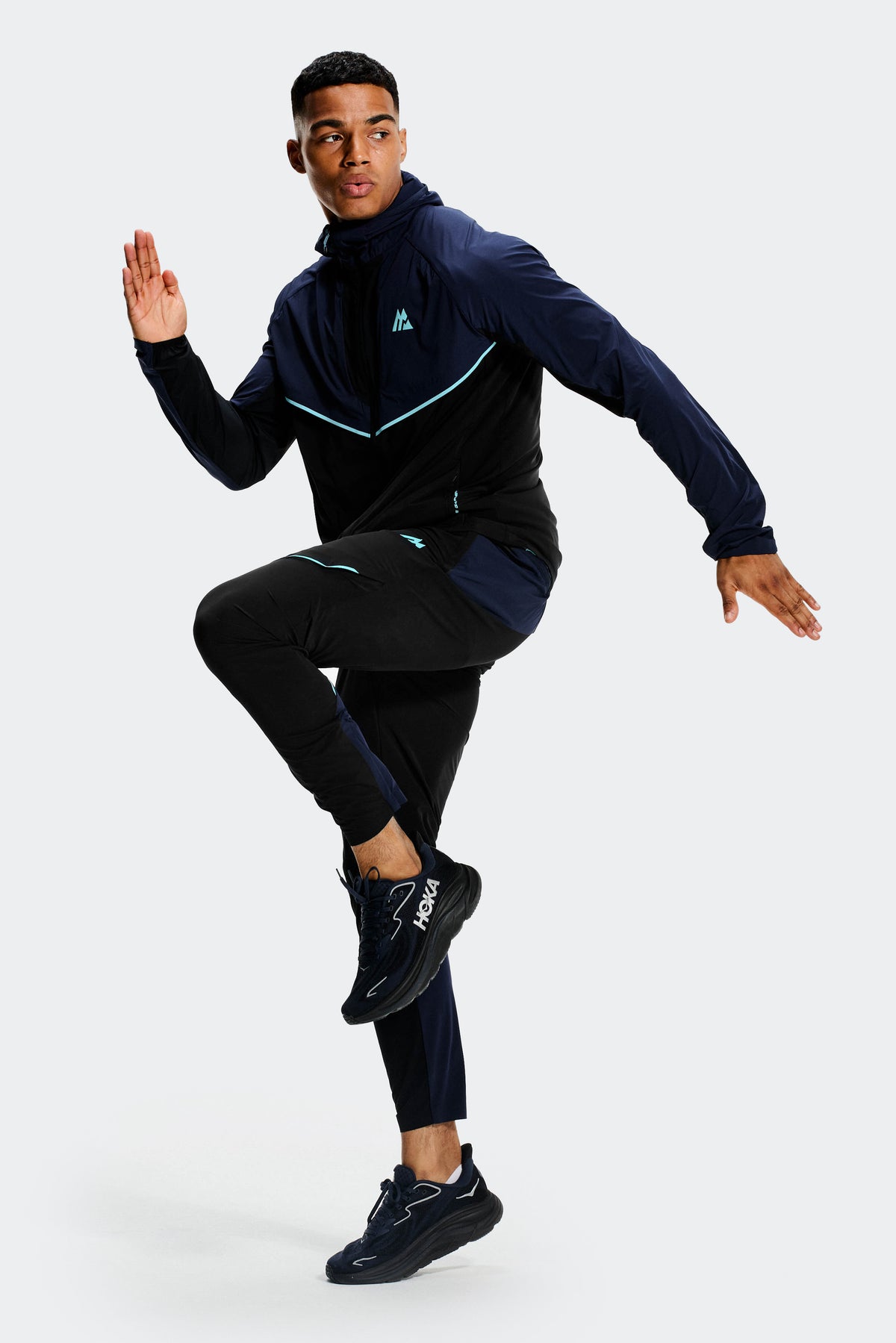 MTX Trail Traction Windbreaker - Black/Midnight Blue