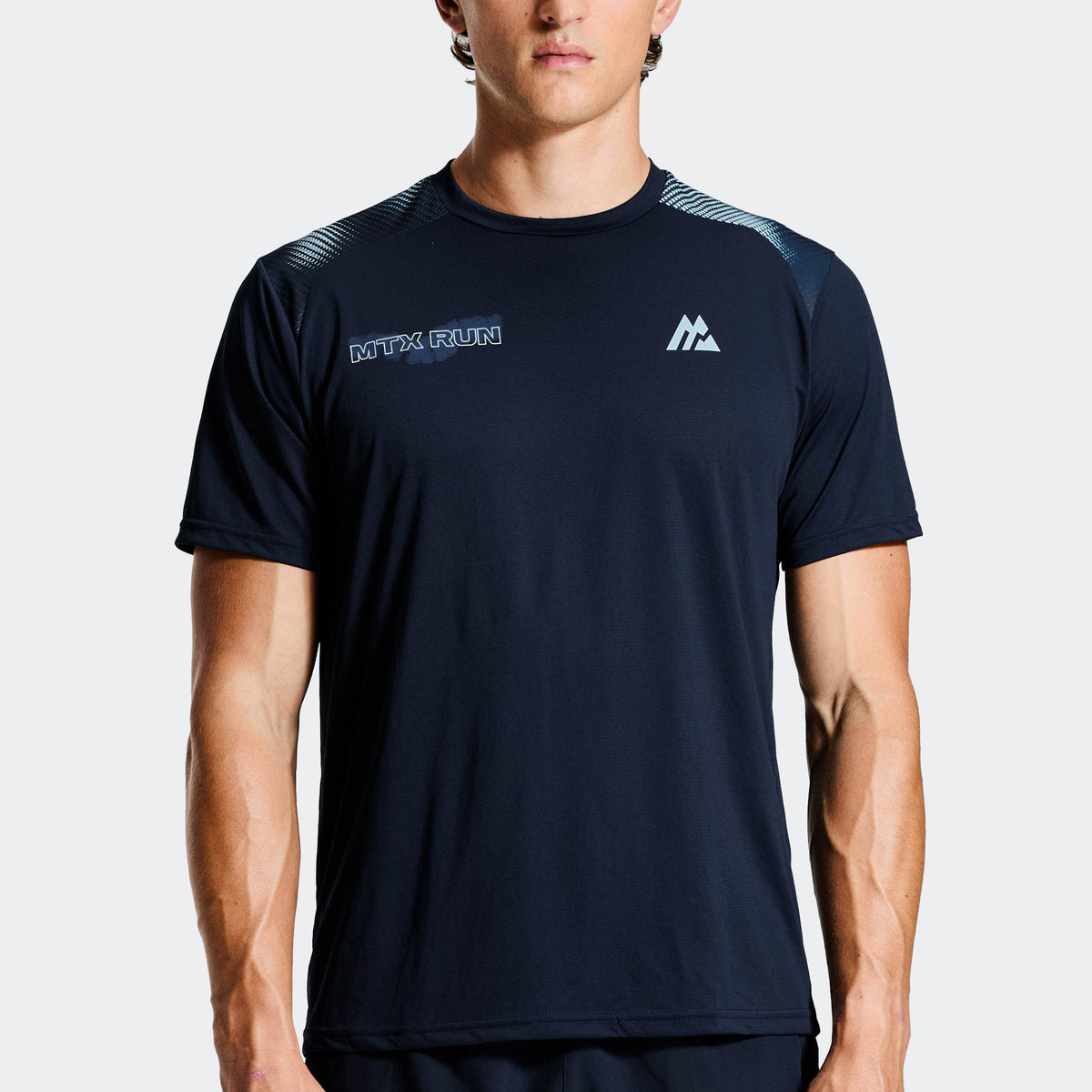 MTX Run Disperse T-Shirt Midnight Blue | Montirex Sportswear