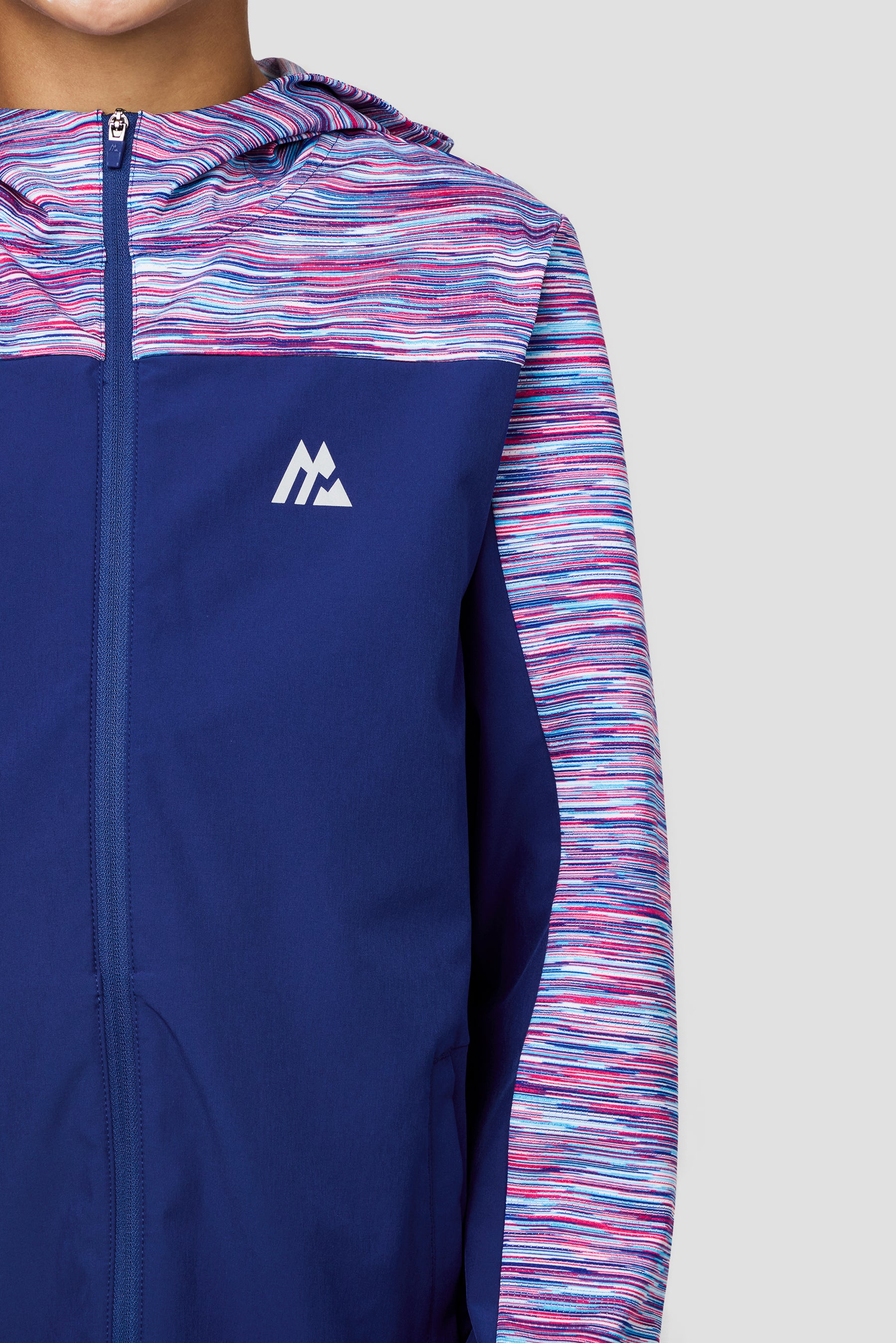Boys Trail Windbreaker - Blue/Pink/White