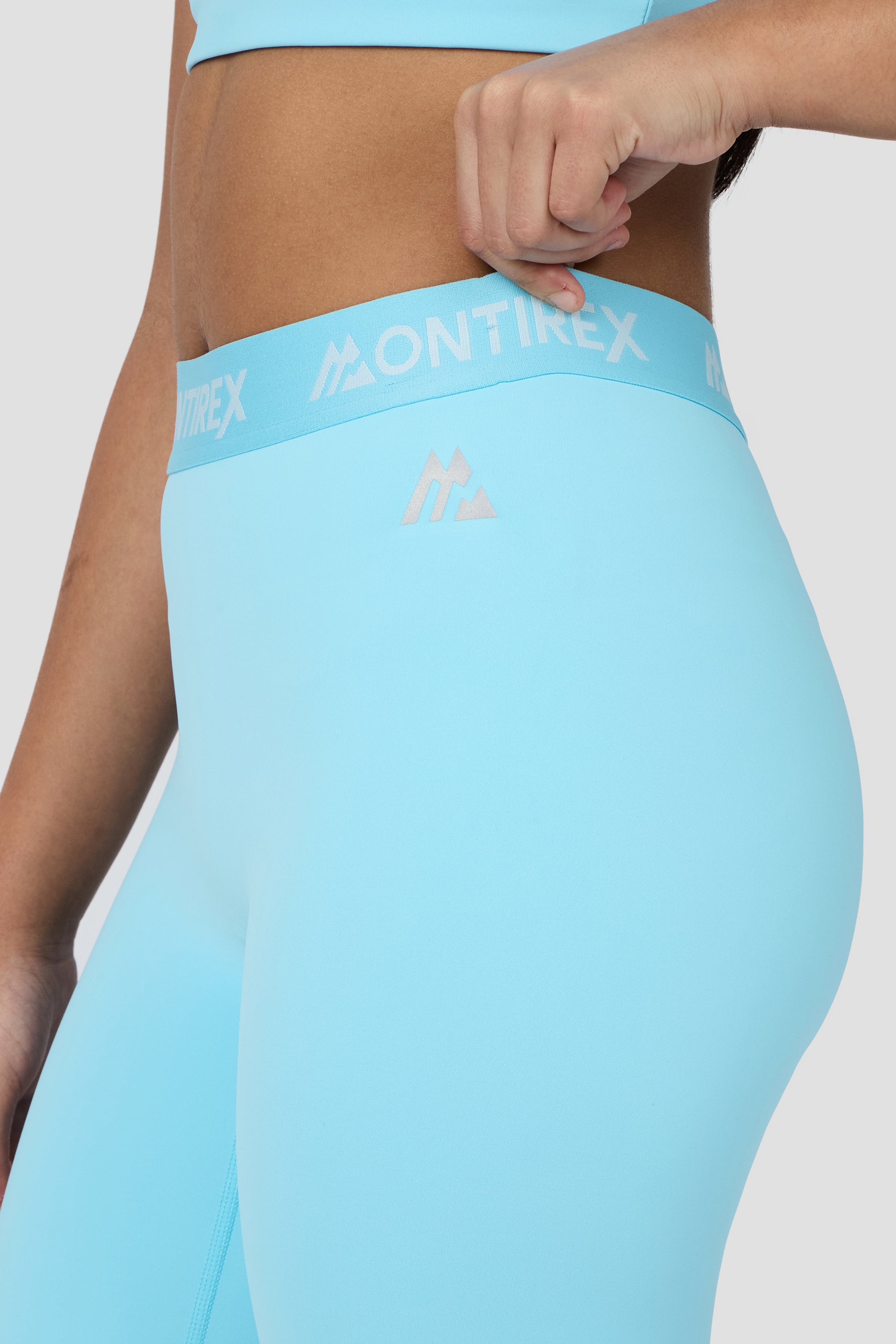 Girls Icon Full Length Legging - Seashell Blue