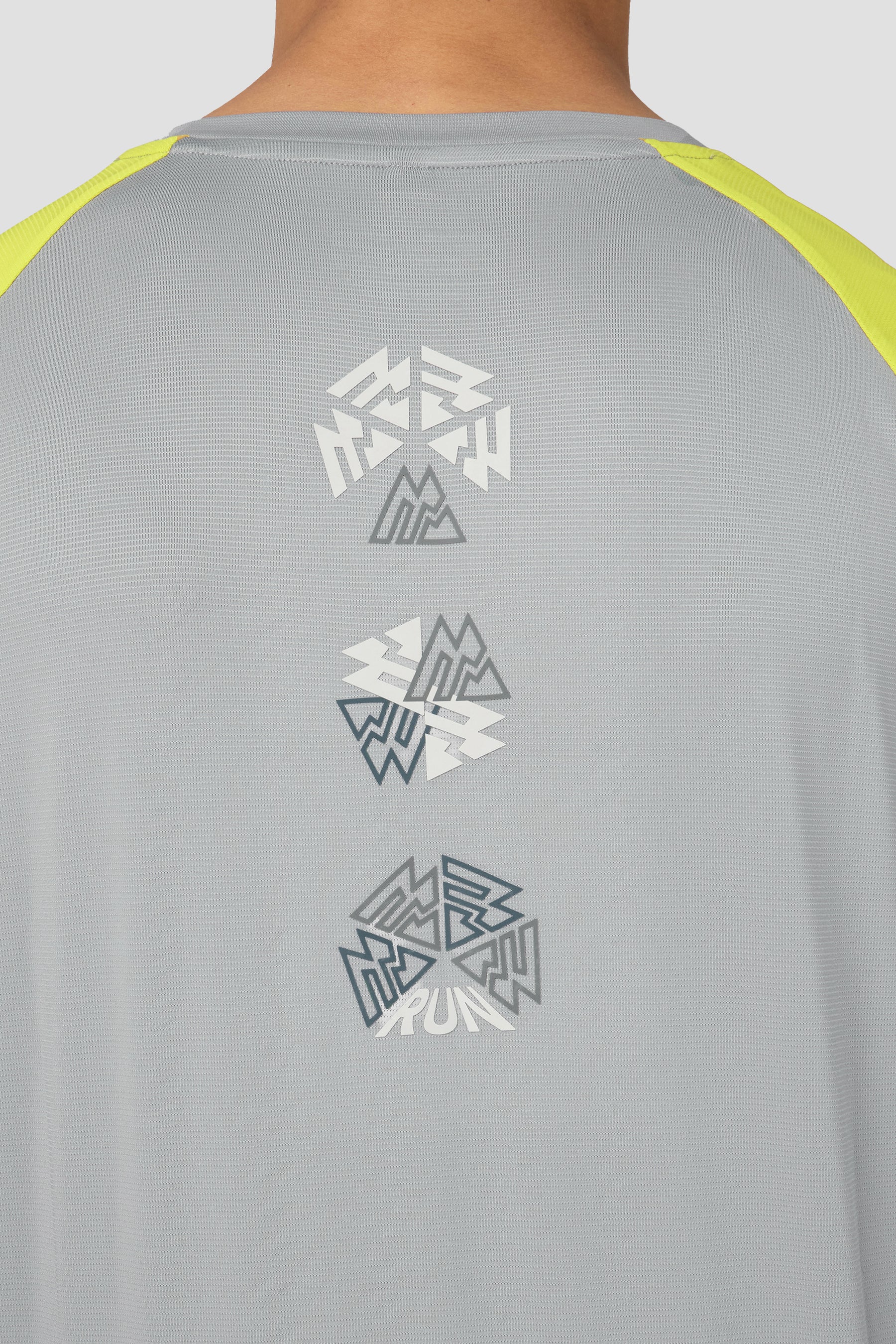 MTX Run Turbo T-Shirt - Platinum Grey/Electric Lime