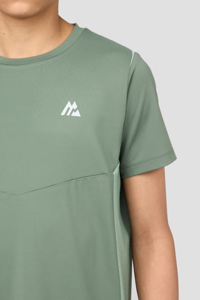 Boys Scope T-Shirt - Green Slate/Ash Green