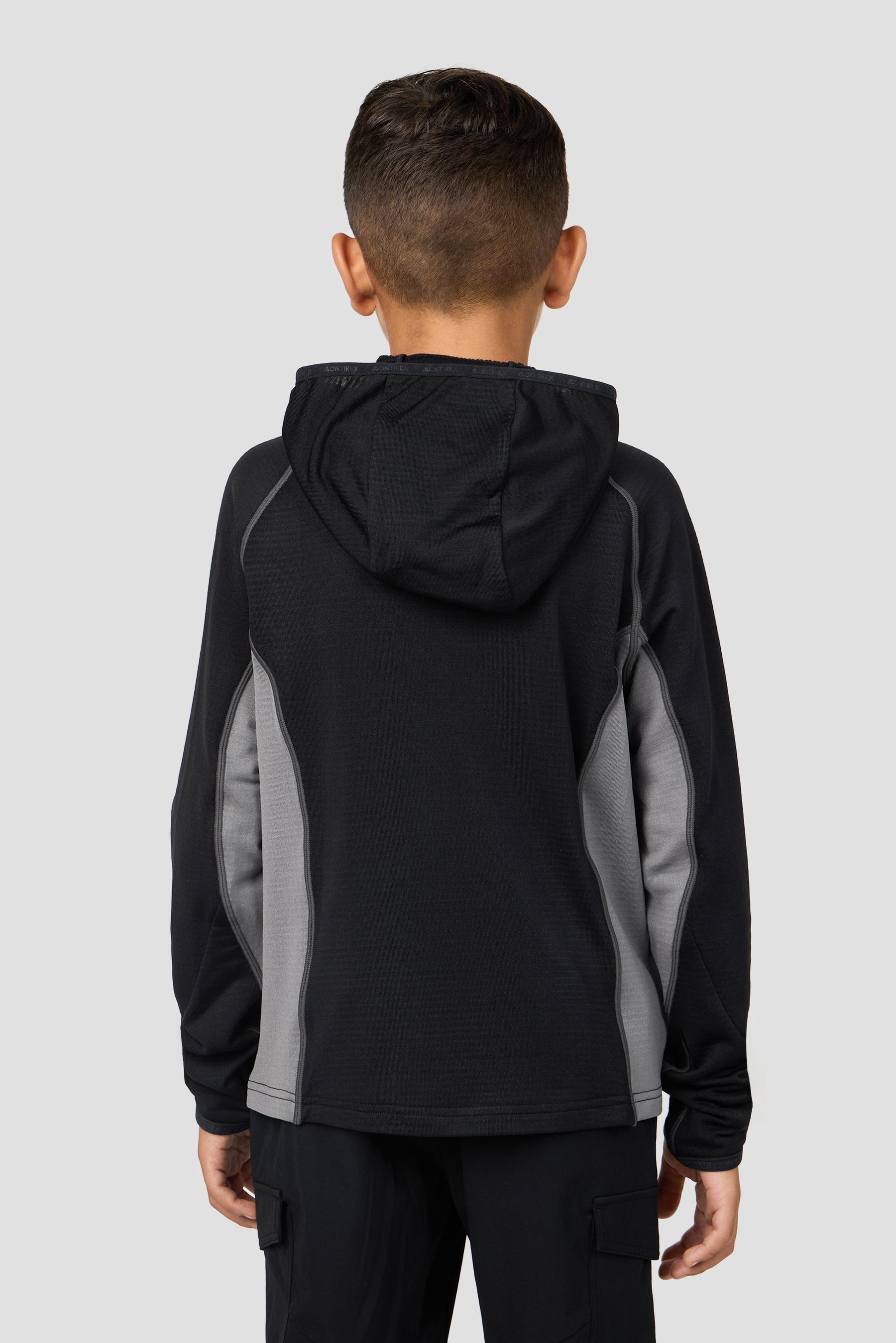 Boys Brink Polartec® Fleece Hood - Black/Monument 