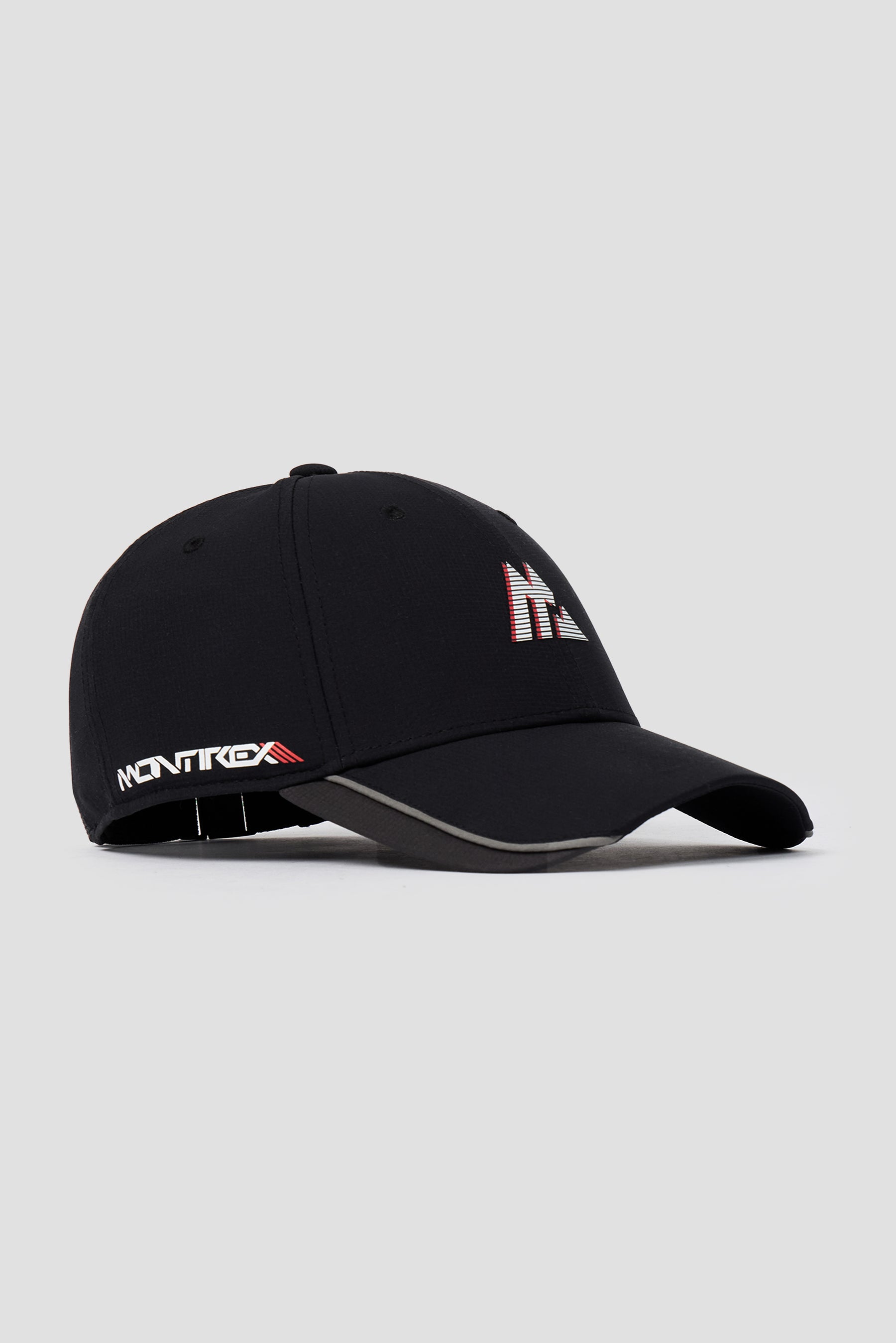 Boys Pace Cap - Black/Asphalt/White/Cardinal Red