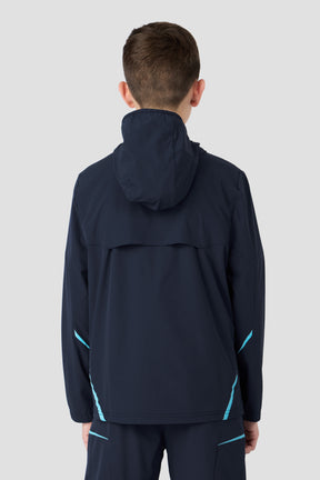 Boys Ignite Windbreaker - Midnight Blue/Neon Sky