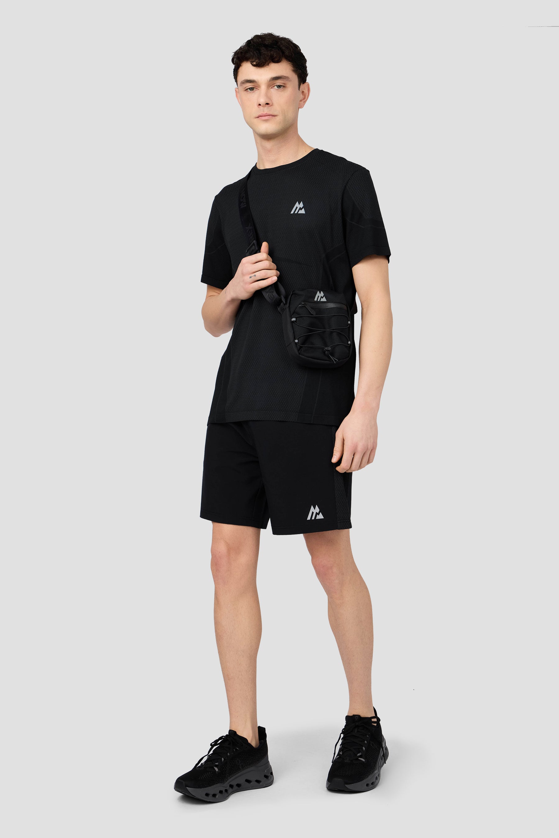 Pulse Seamless T-Shirt - Black/Asphalt