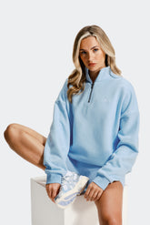 Form 1/4 Zip - Blissful Blue